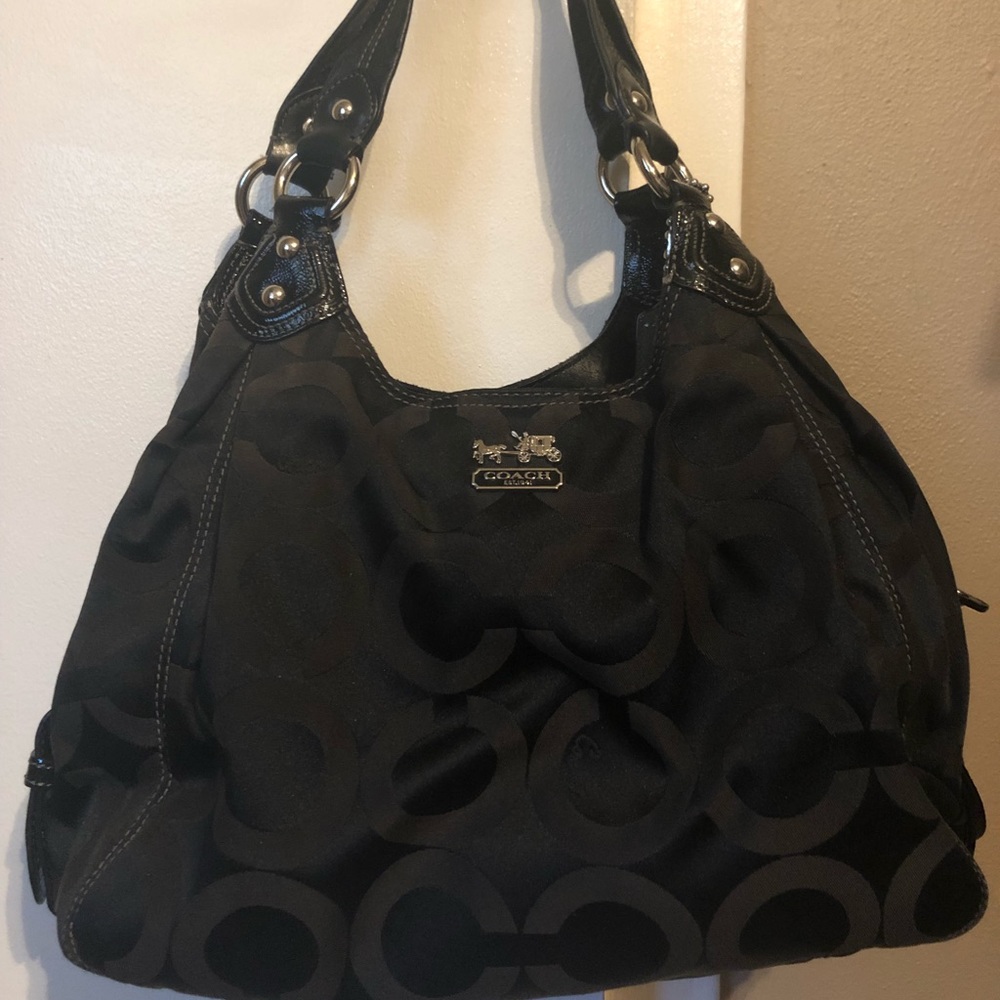 Coach Black Hobo-Excellent Condition